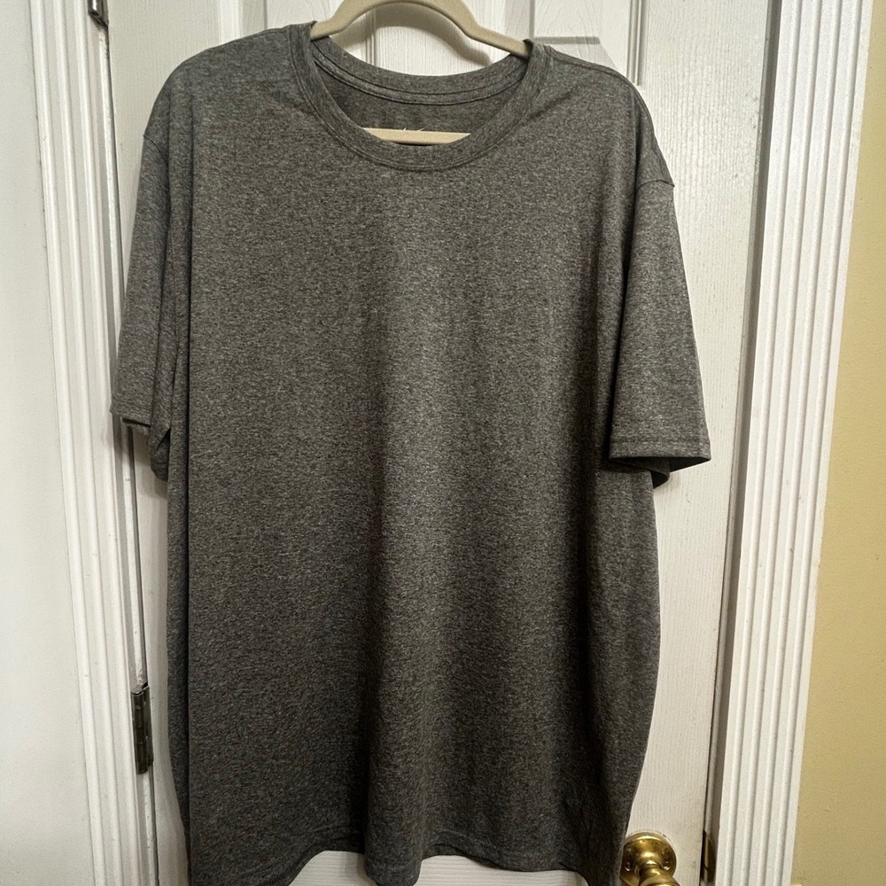 Nike Dri-FIT Athletic Cut Short Sleeve T-Shirt Mens XXL Heather Gray Tee